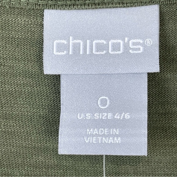 Chicos Olive Shoulder Tie Midi Dress - Picture 10 of 13